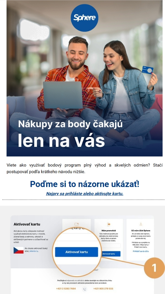 Nákupy za body čakajú len na vás